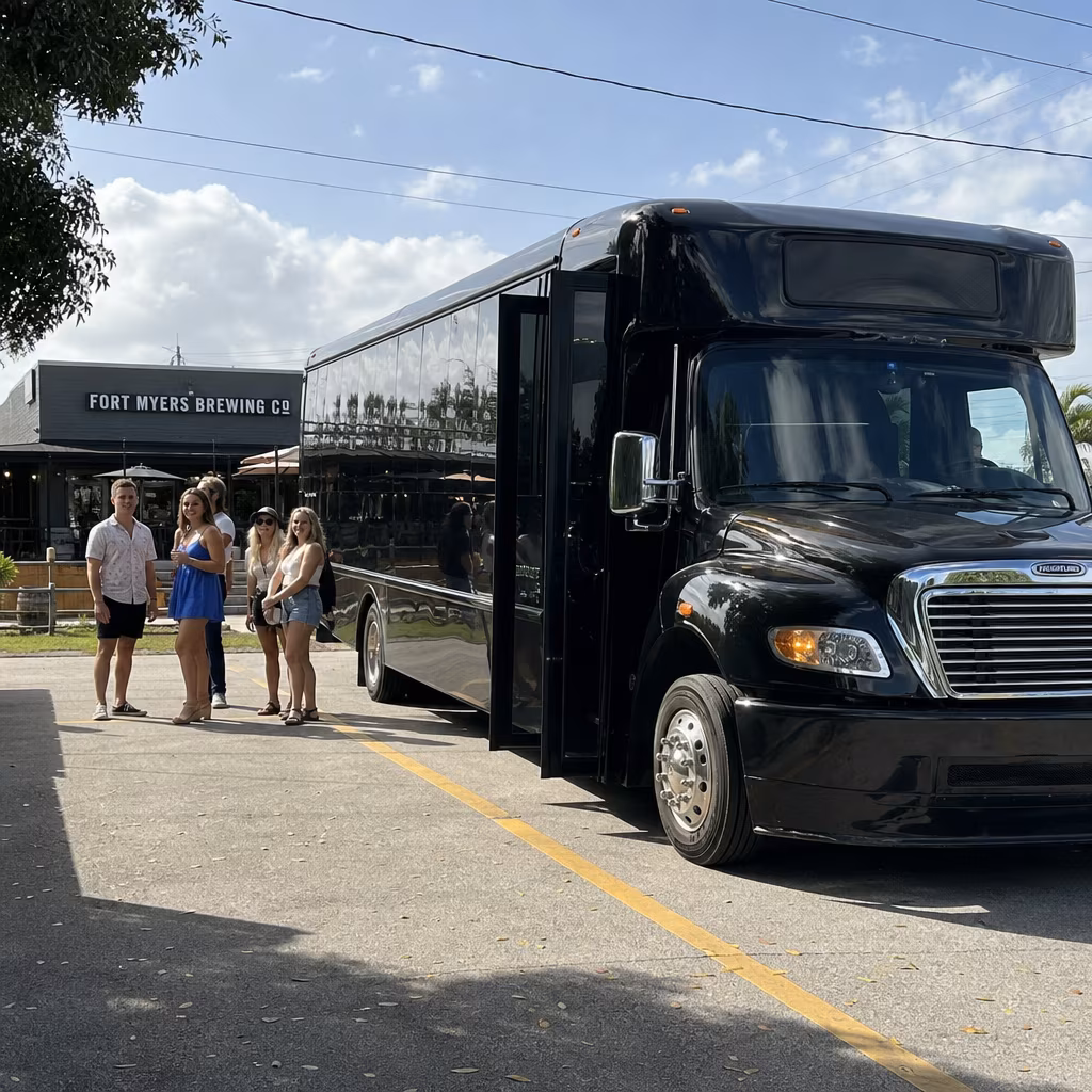 Party Bus to Fort Myers Brewing Company