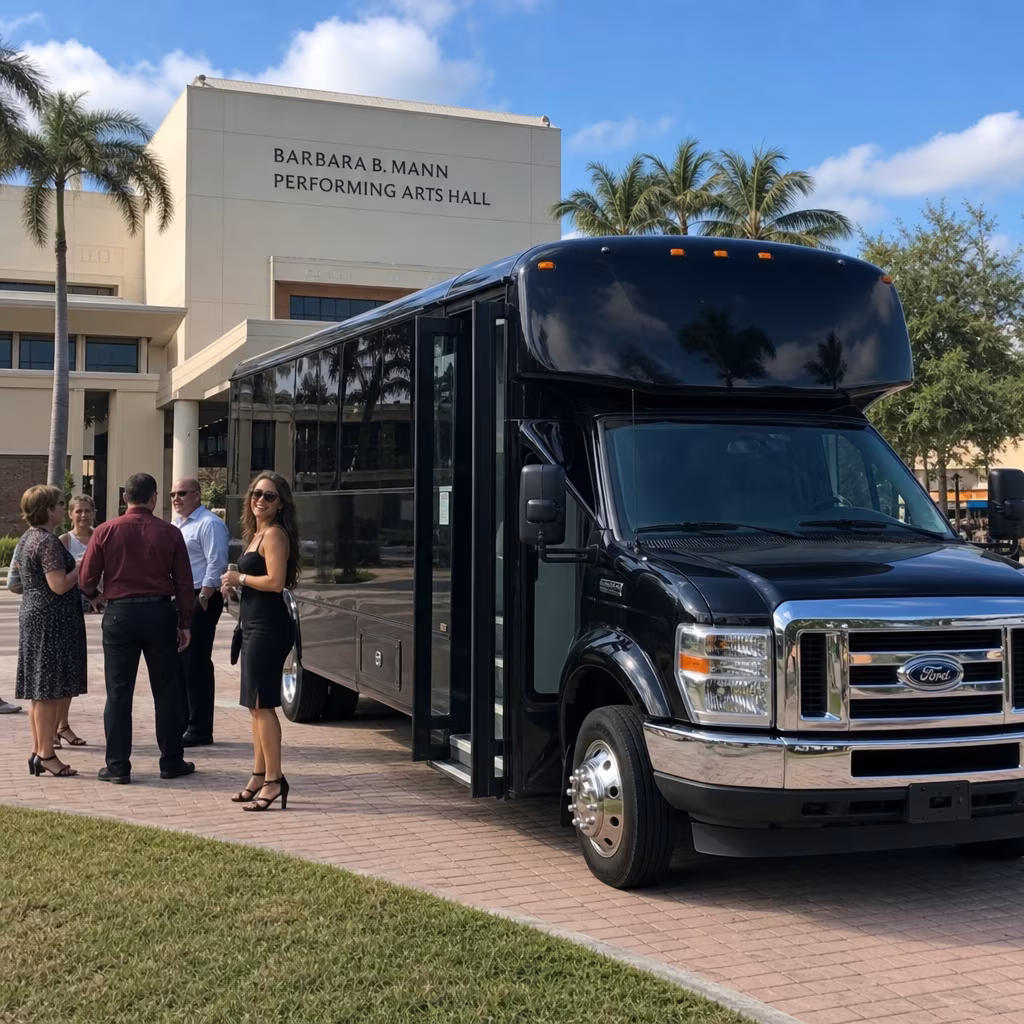 Rent a Bus to Barbara B. Mann Performing Arts Hall