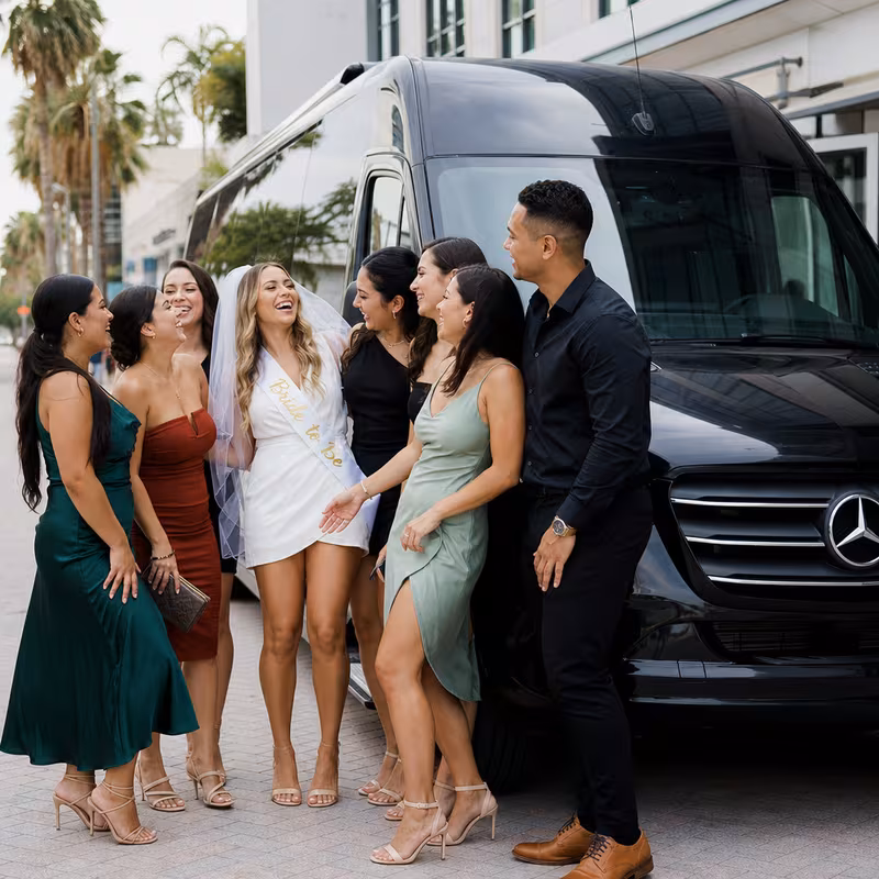 Fort Myers Bachelor & Bachelorette Transportation fleet vehicle