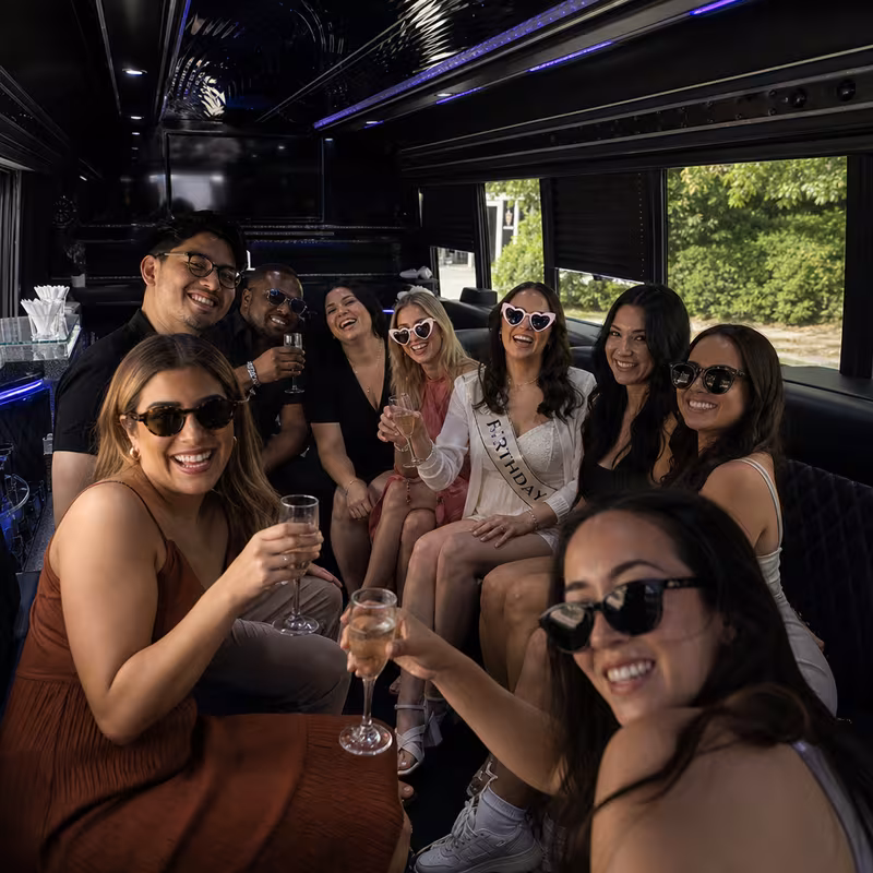 Fort Myers Birthday Transportation fleet vehicle