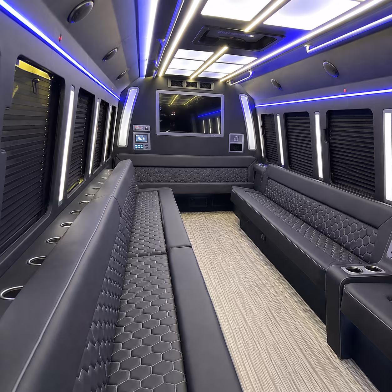 Fort Myers Bachelor & Bachelorette Transportation party bus exterior