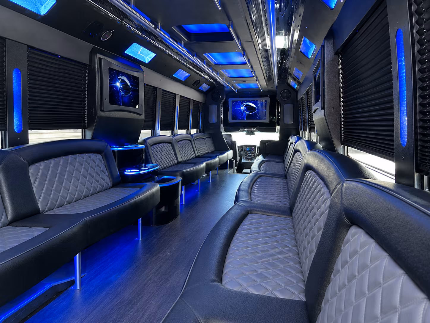Fort Myers Concert & Music Festival Transportation party bus interior