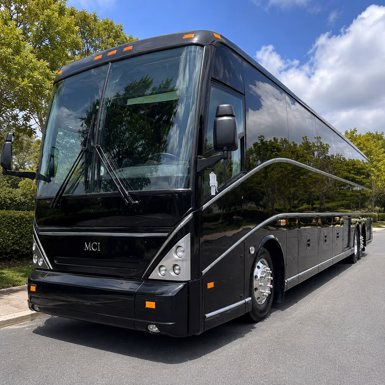 Fort Myers School Event Transportation party bus exterior
