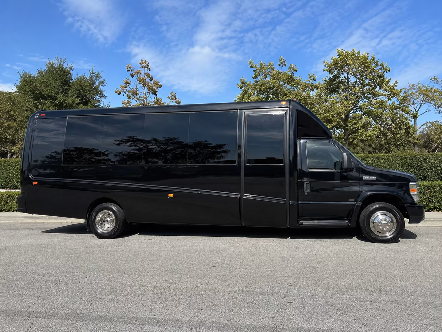 Fort Myers School Event Transportation party bus exterior