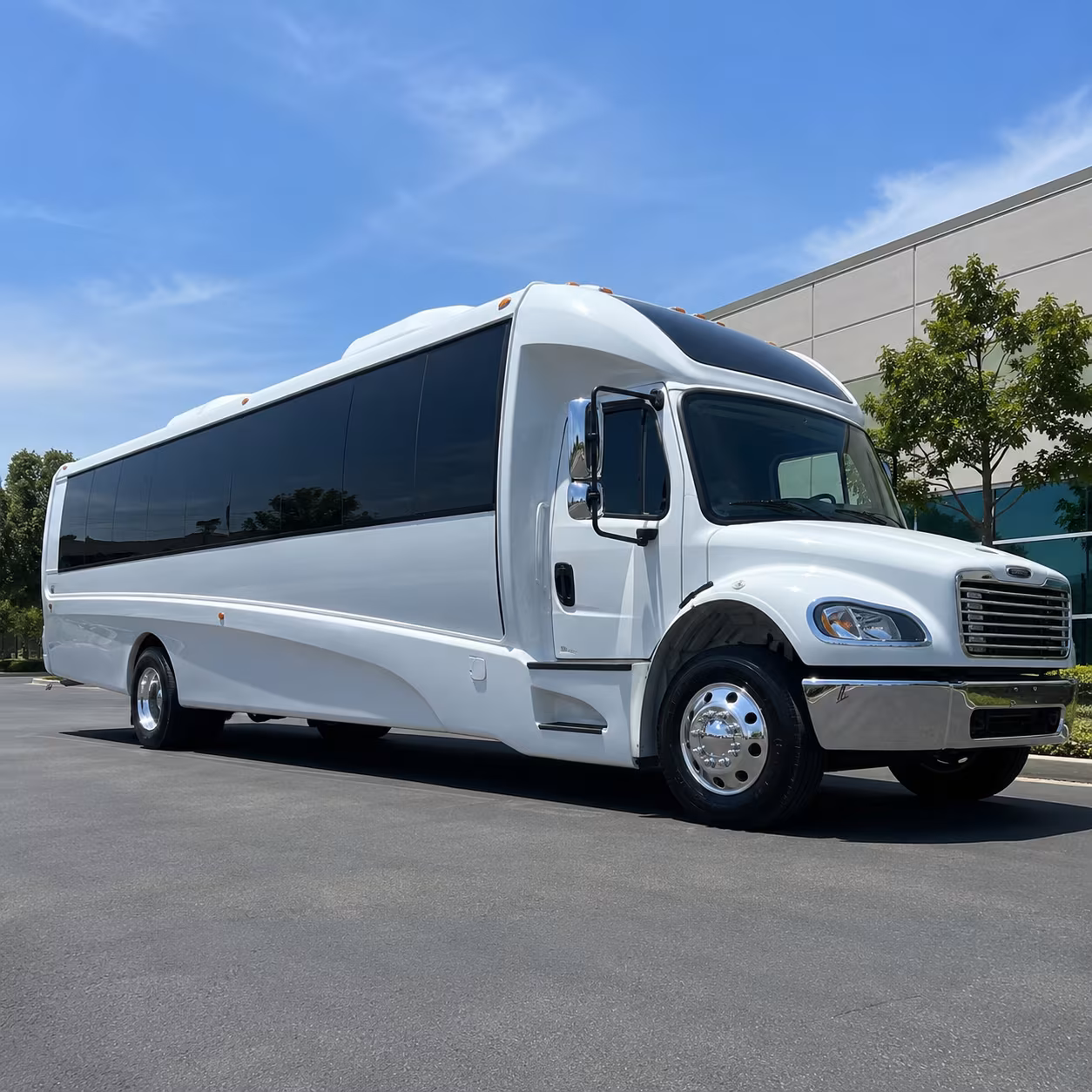 Fort Myers School Event Transportation party bus exterior