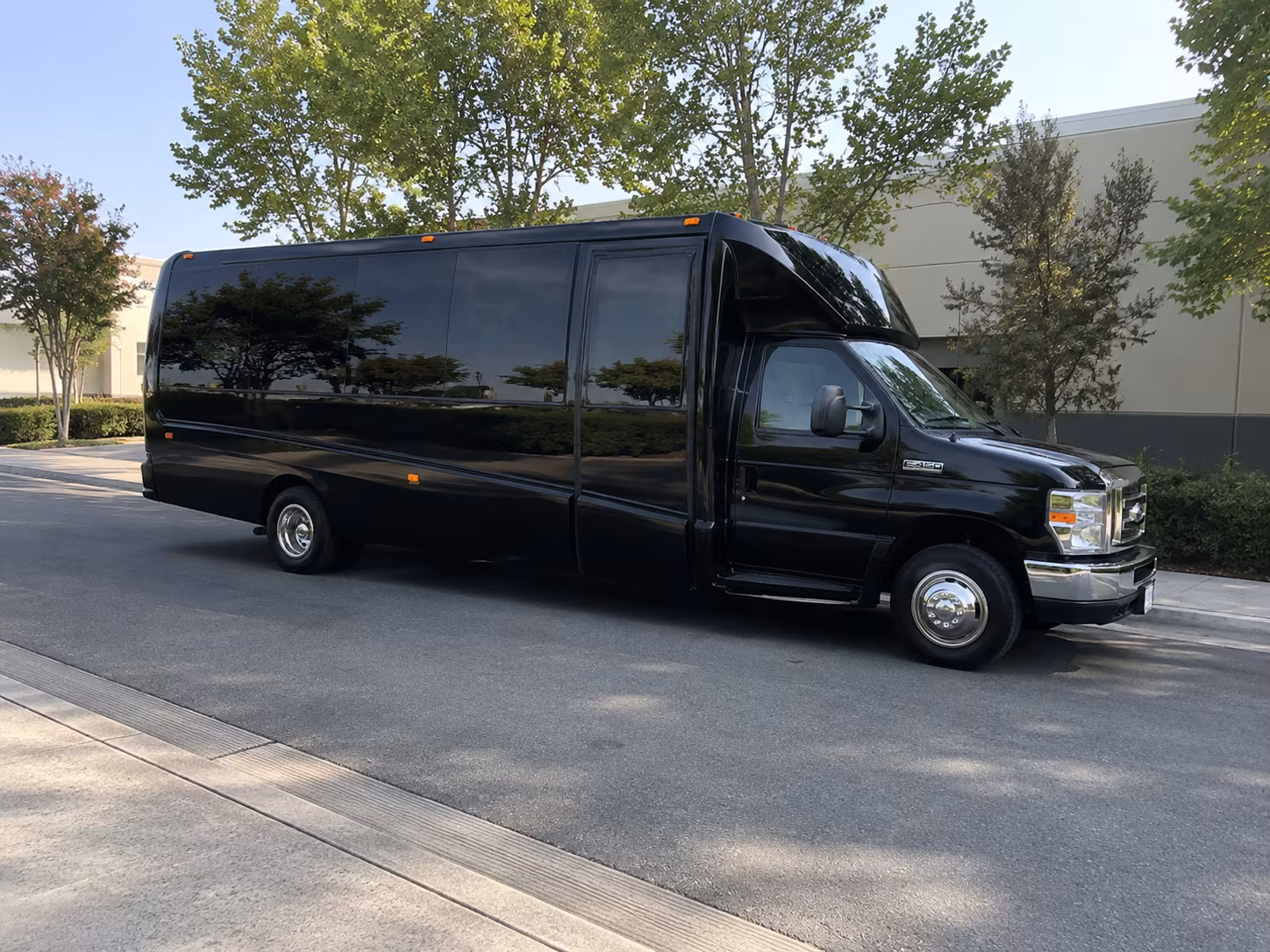 Fort Myers Sporting Event Transportation party bus exterior