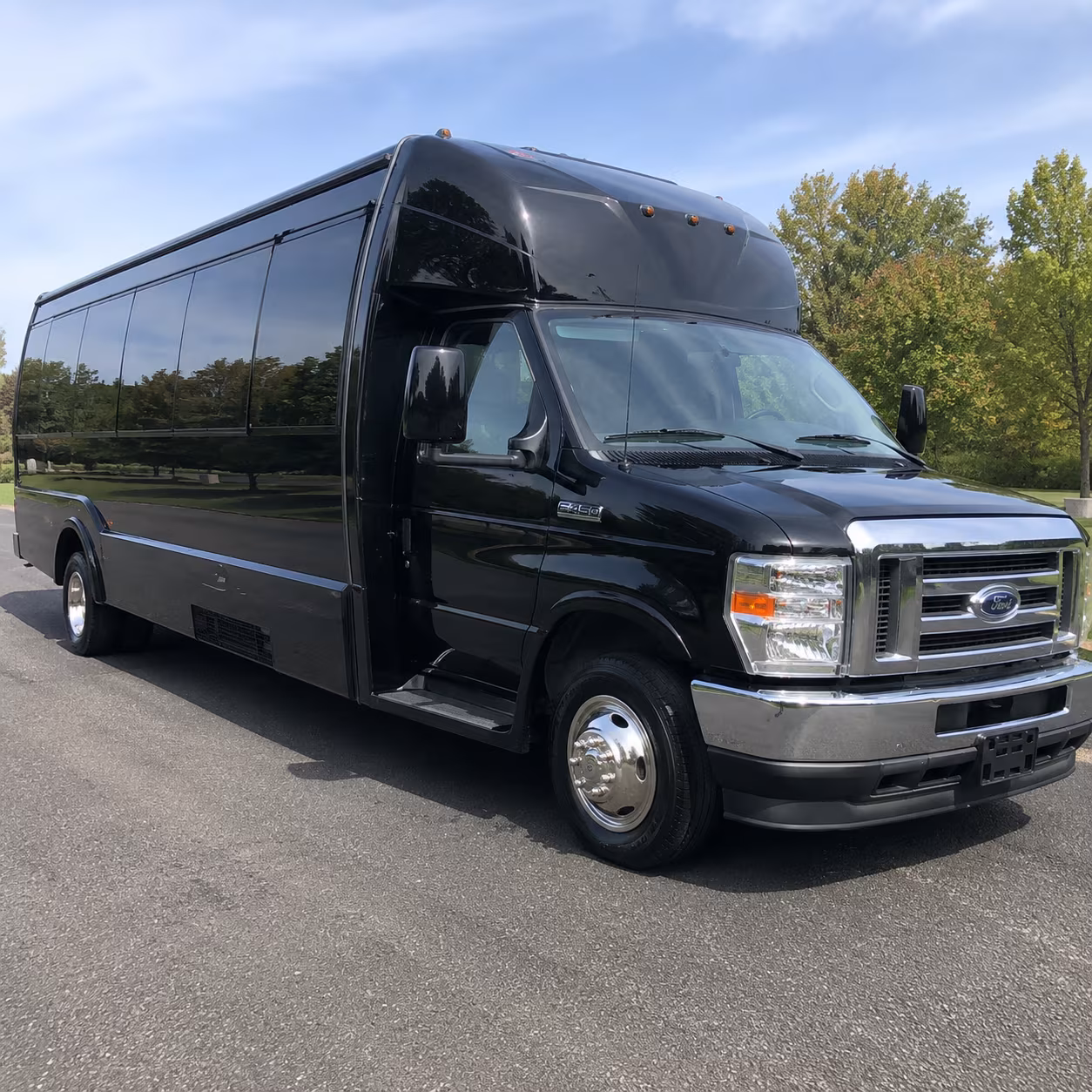 Fort Myers Sporting Event Transportation party bus exterior