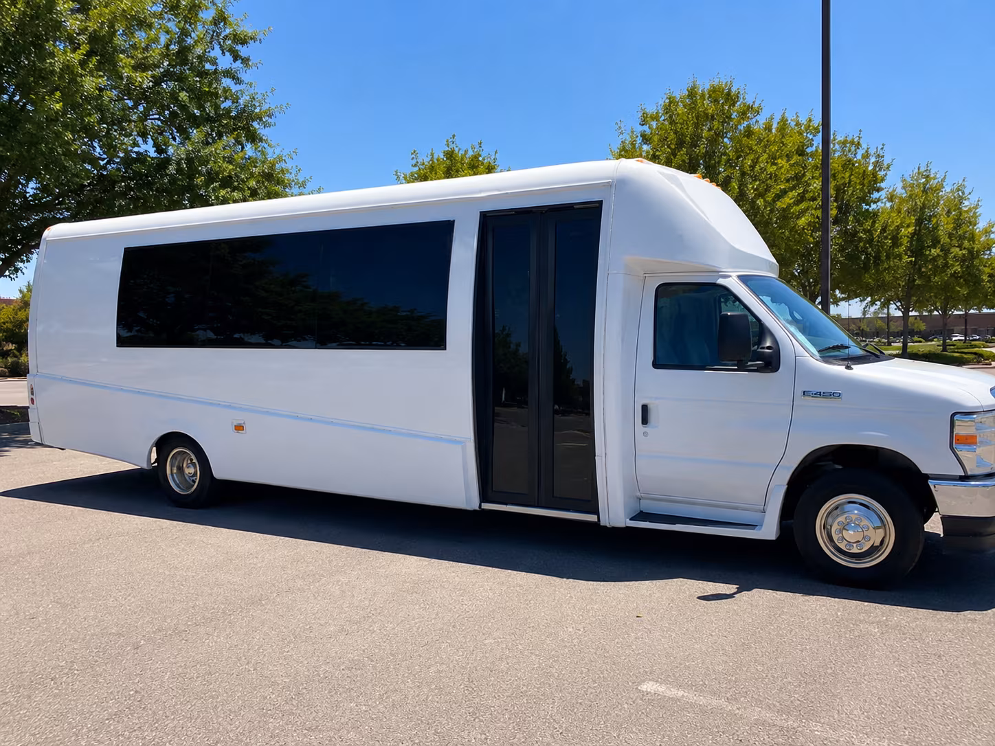 Fort Myers Sporting Event Transportation party bus exterior