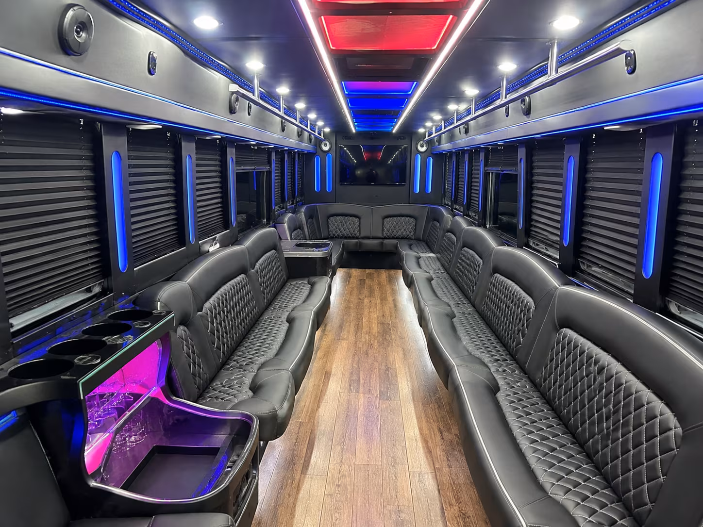 Fort Myers Wedding Transportation party bus exterior