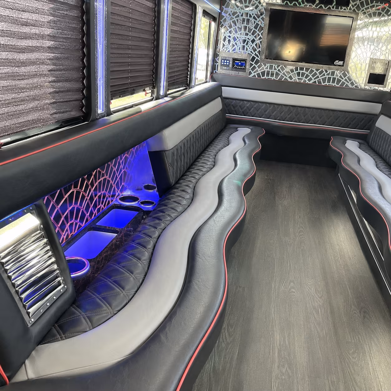 Fort Myers Winery Tour & Pub Crawl Transportation party bus exterior