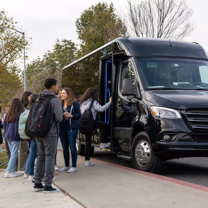 Fort Myers School Transportation fleet vehicle