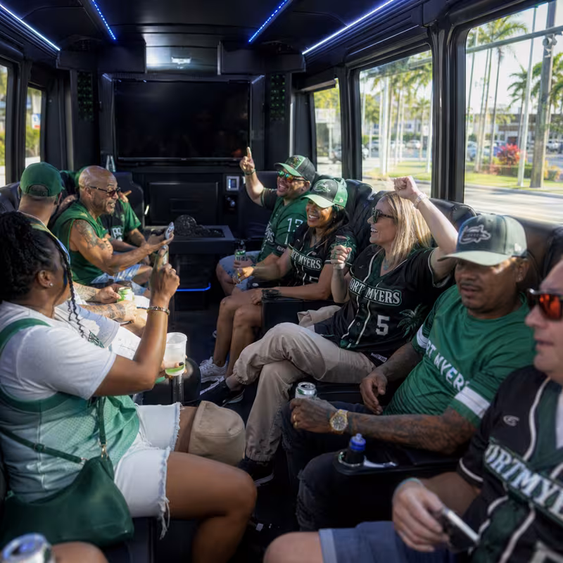 Fort Myers Sporting Event Transportation fleet vehicle