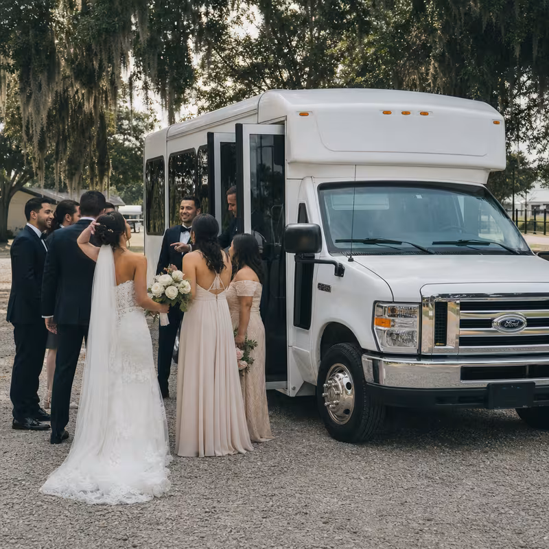 Fort Myers Wedding Transportation fleet vehicle