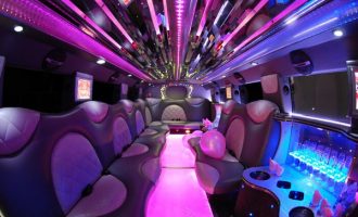 Cadillac Escalade Fort Myers limo interior