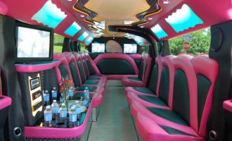 pink hummer limousine service