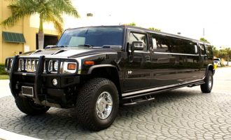 black hummer limo