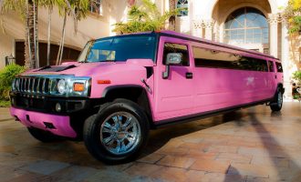 pink hummer limo